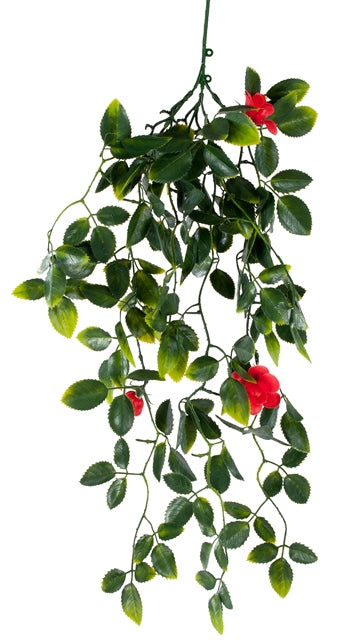 Red Mixed Hanging Foliage UV 60cm