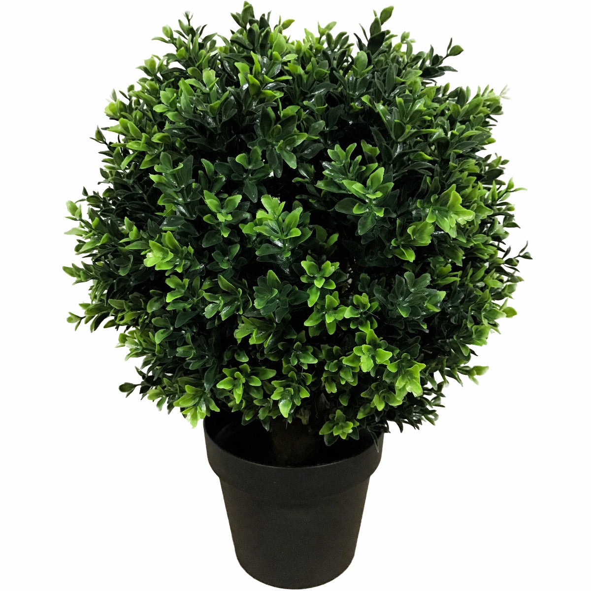 UV Resistant Artificial Topiary Shrub (Hedyotis) 50cm Mixed Green