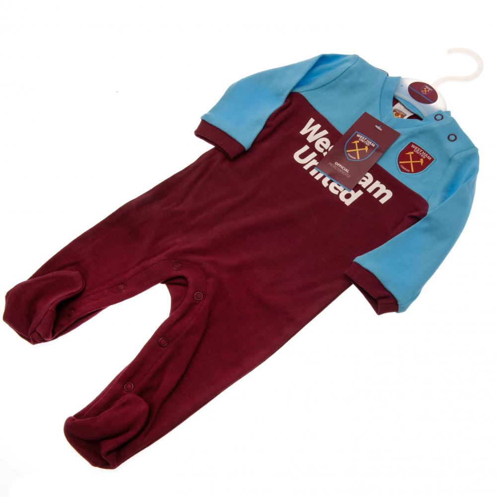 West Ham United FC Sleepsuit 12/18 mths ST