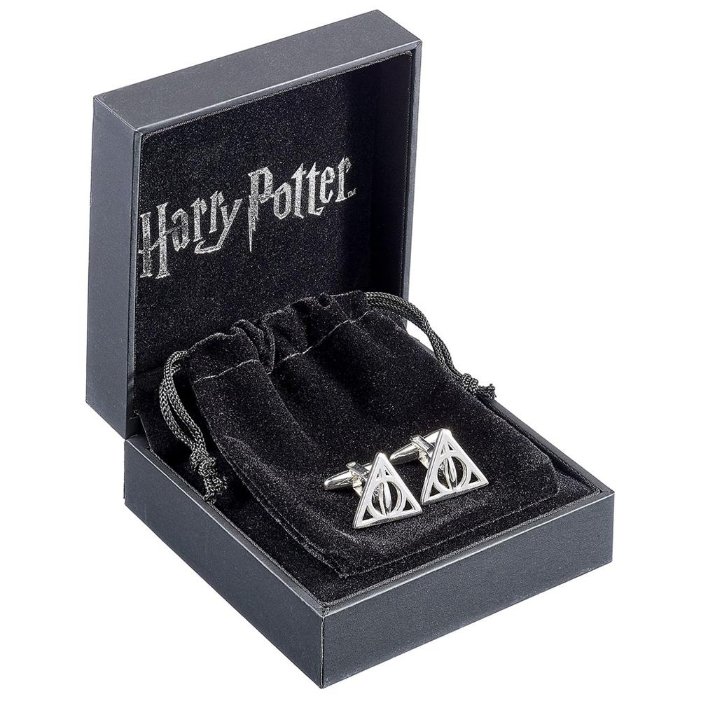 Harry Potter Sterling Silver Cufflinks Deathly Hallows