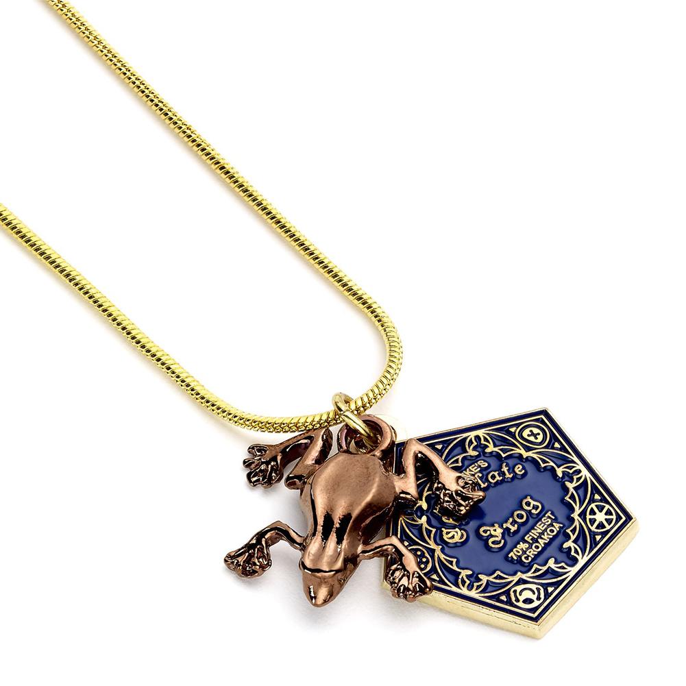 Harry Potter Gold Plated Necklace Chocolate Frog