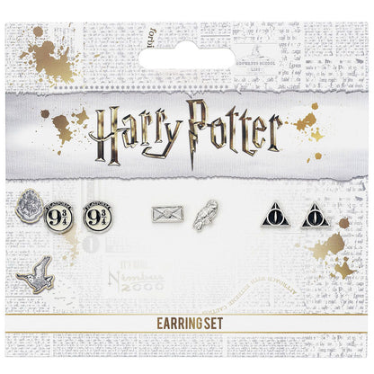 Harry Potter Silver Plated Earring Set CL