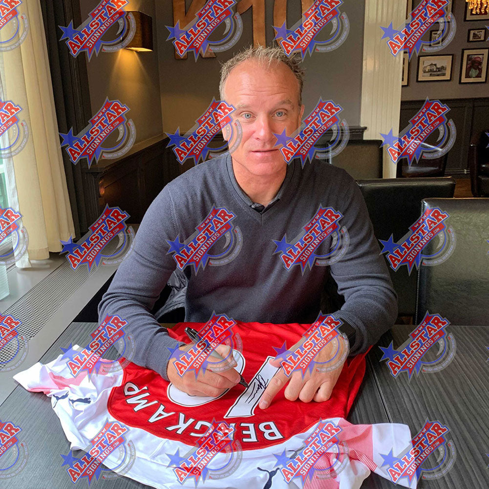 Arsenal FC Henry Bergkamp & Pires Signed Shirt (Trio Framed)