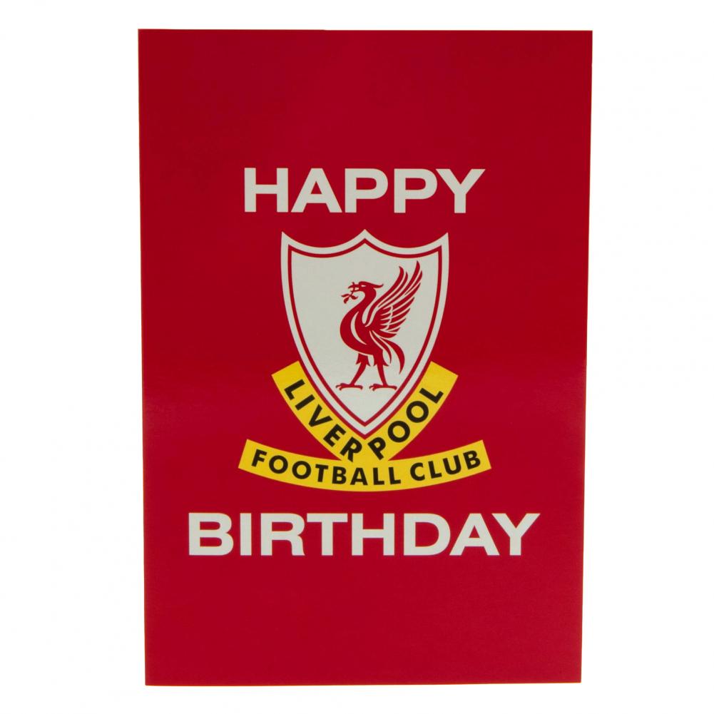Liverpool FC Birthday Card Liverbird