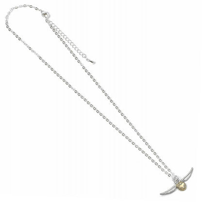 Harry Potter Silver Plated Necklace Golden Snitch