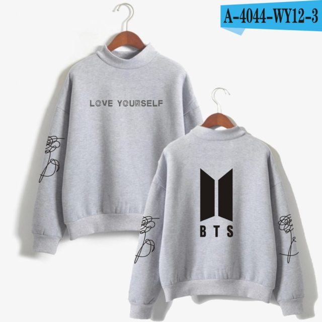 BTS Love Yourself Kpop Women Turtleneck Sweatshirts