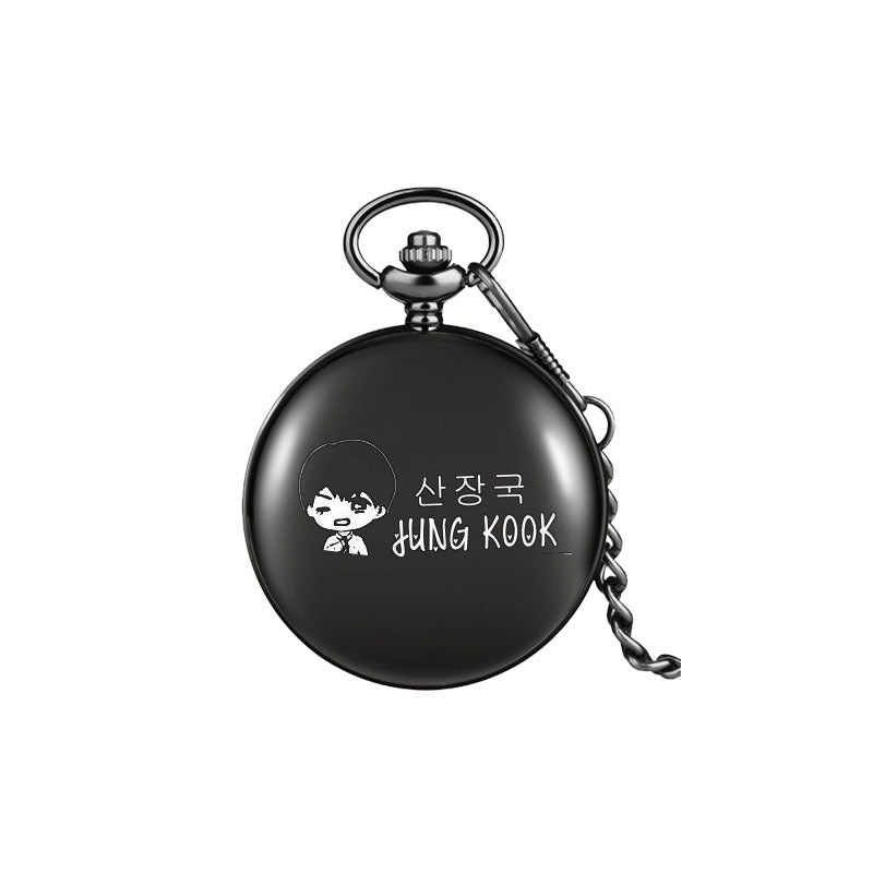 BTS Bulletproof Youth League Peripheral Pocket Watch