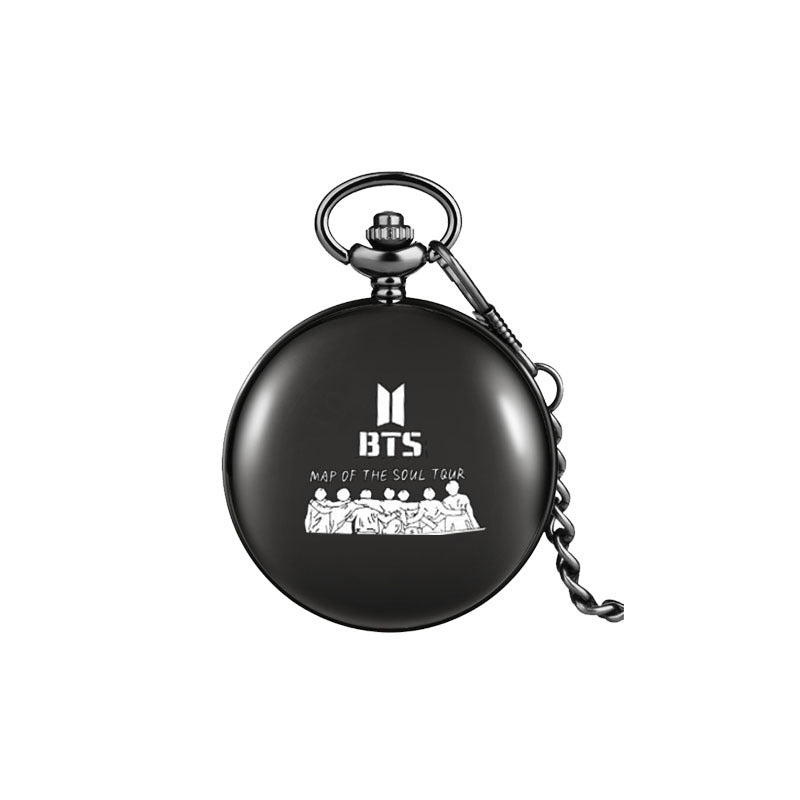 BTS Bulletproof Youth League Peripheral Pocket Watch