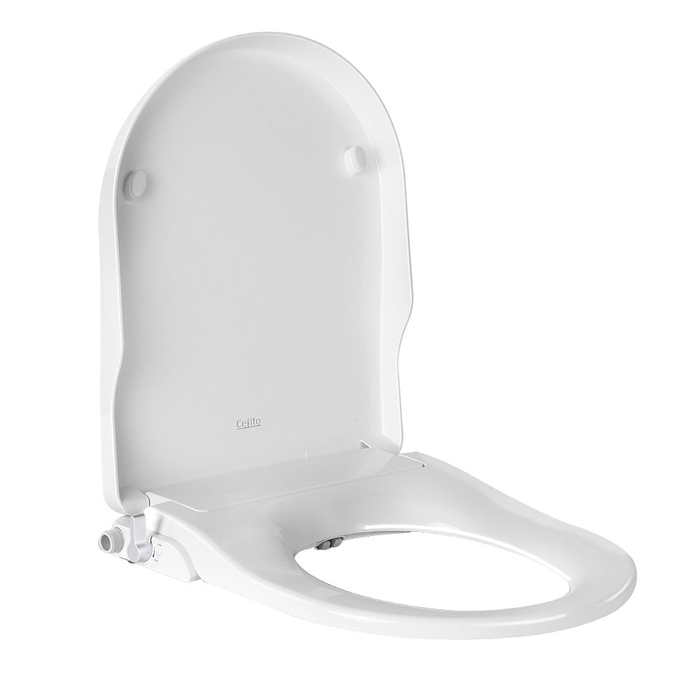 Cefito Non Electric Bidet Toilet Seat Cover Auto Smart Water Wash Dry