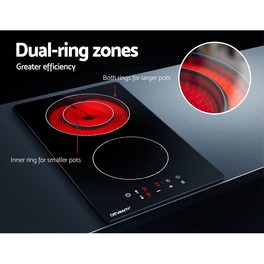 Devanti Electric Ceramic Cooktop 30cm