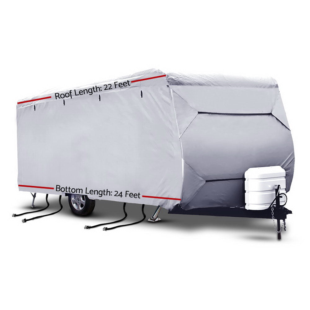 Weisshorn 22-24ft Caravan Cover Campervan 4 Layer UV Water Resistant