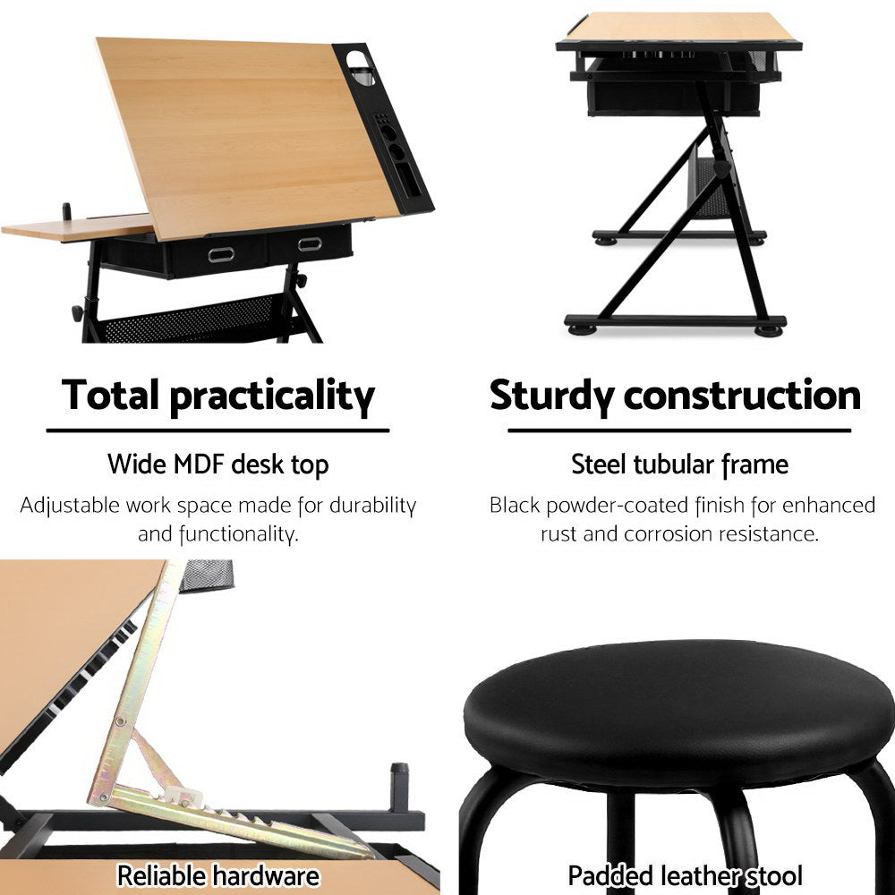 Artiss Drawing Desk Drafting Table