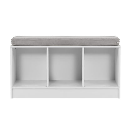 Artiss Shoe Cabinet Bench Shoes Organiser Storage Rack Shelf White Box Seat