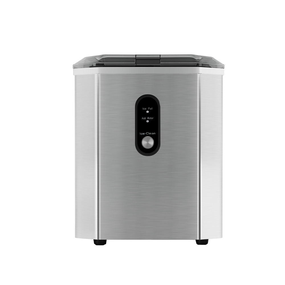 Devanti Portable Ice Maker Machine Ice Cube 12kg Bar Countertop Stainless Steel