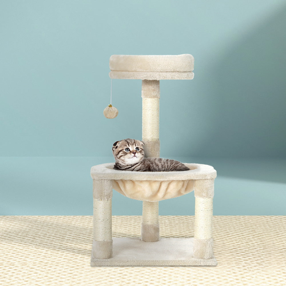 i.Pet Cat Tree 69cm Scratching Post Tower Scratcher Wood Condo Toys House Bed