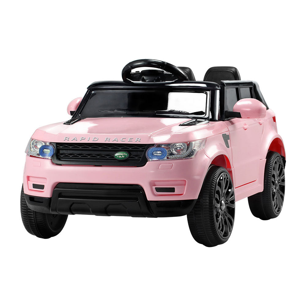 Rigo Kids Electric Ride On Car SUV Range Rover-inspired Cars Remote 12V Pink