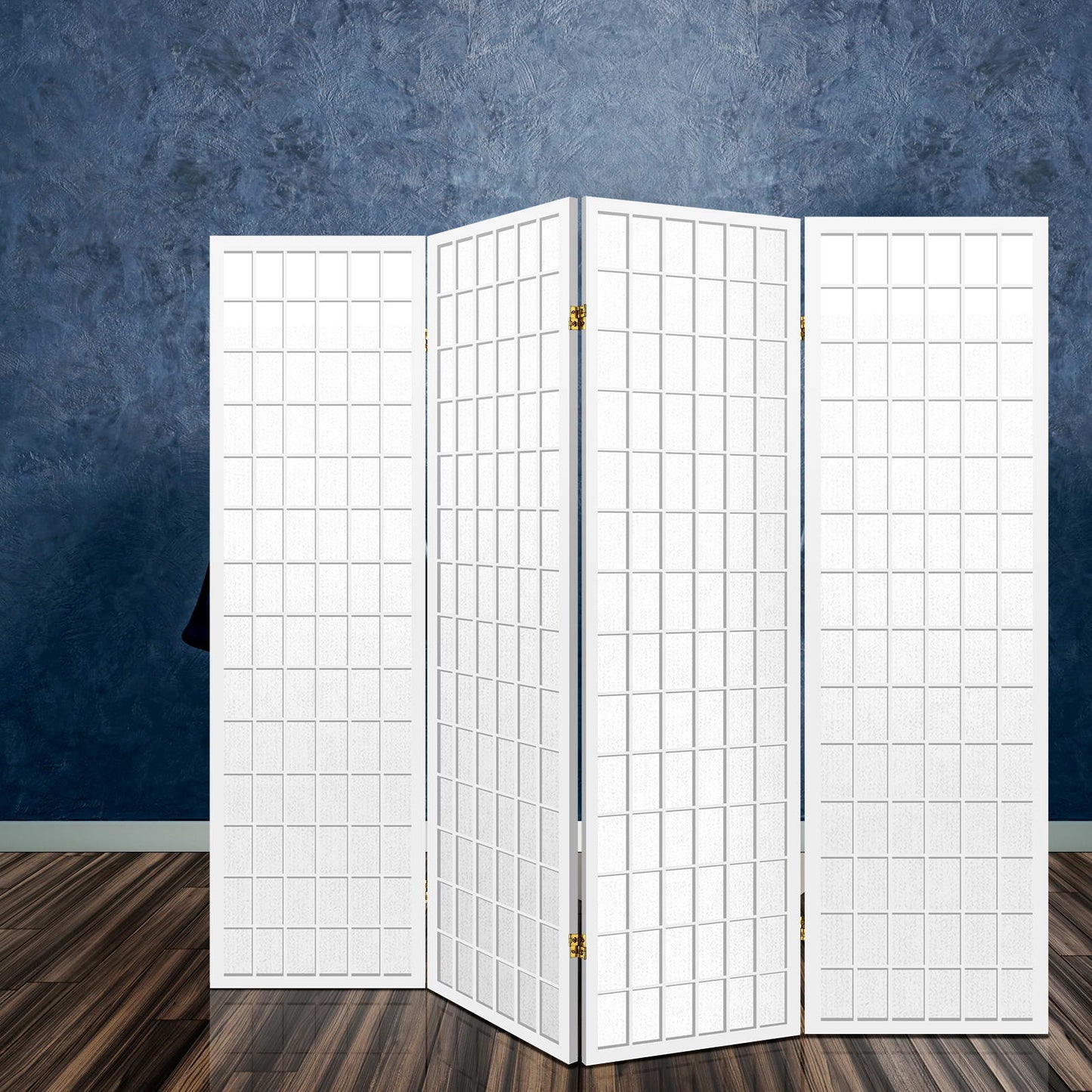 Artiss 4 Panel Room Divider Screen 174x179cm White