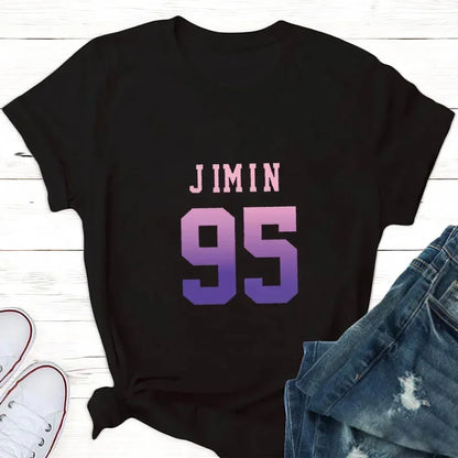 BTS Members Name & Number Women T-shirt