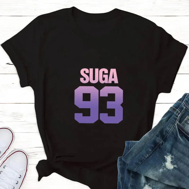 BTS Members Name & Number Women T-shirt