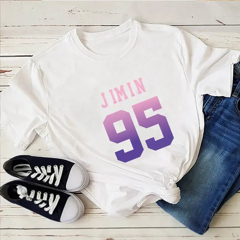 BTS Members Name & Number Women T-shirt