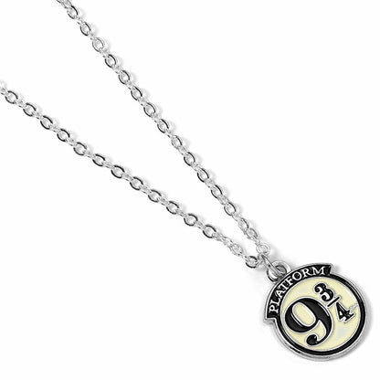 Harry Potter Silver Plated Necklace 9 & 3 Quarters