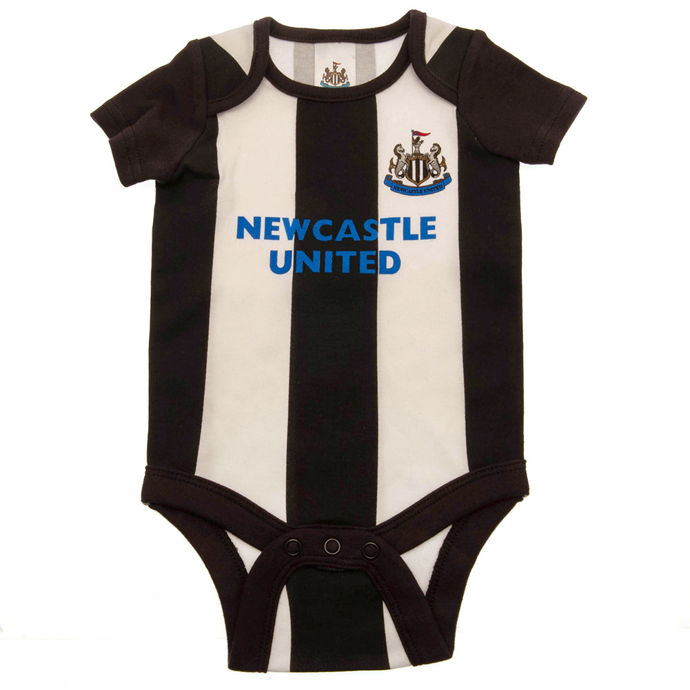 Newcastle United FC 2 Pack Bodysuit 0-3 Mths ST