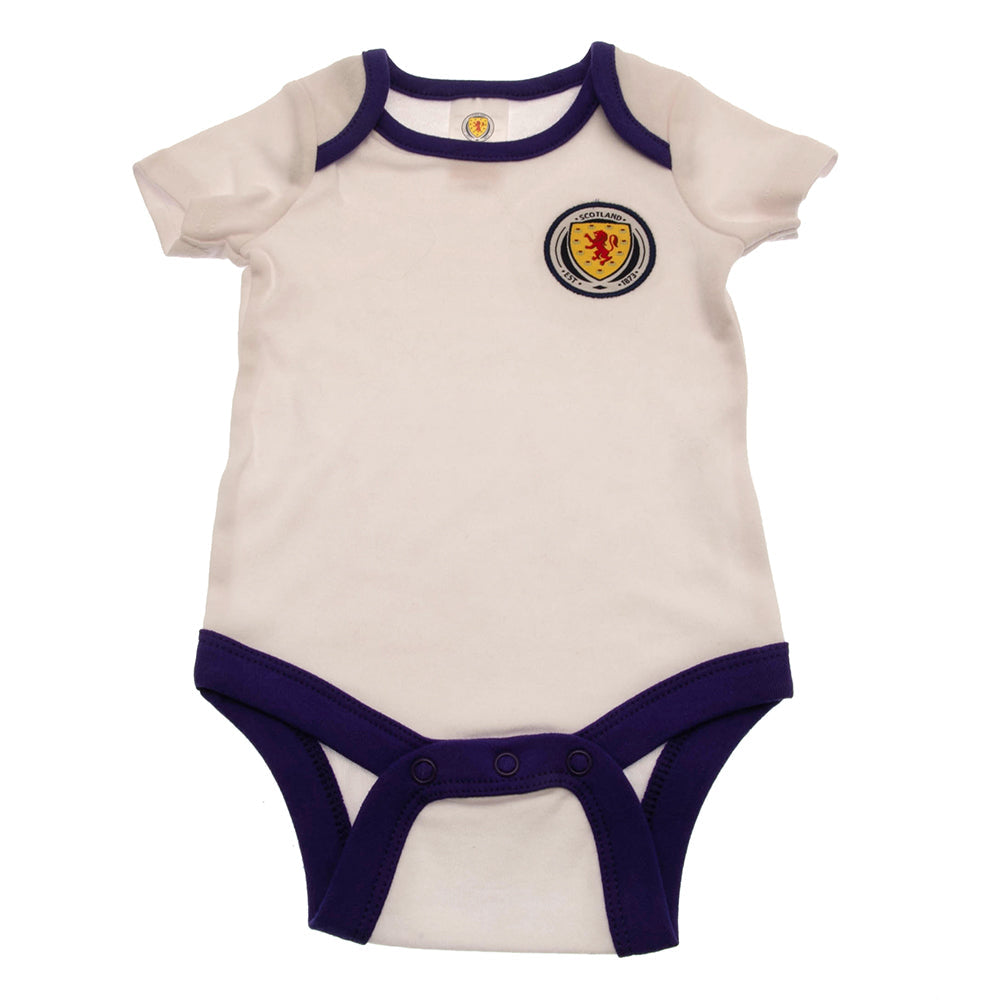 Scottish FA 2 Pack Bodysuit 9-12 Mths TN