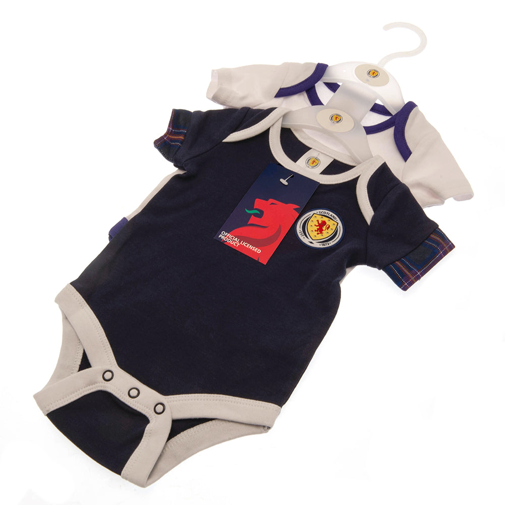 Scottish FA 2 Pack Bodysuit 12-18 Mths TN