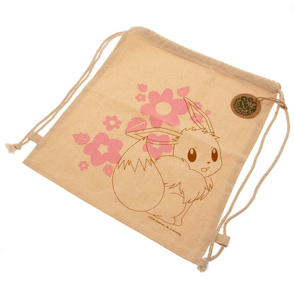 Pokemon Canvas Drawstring Bag Eevee