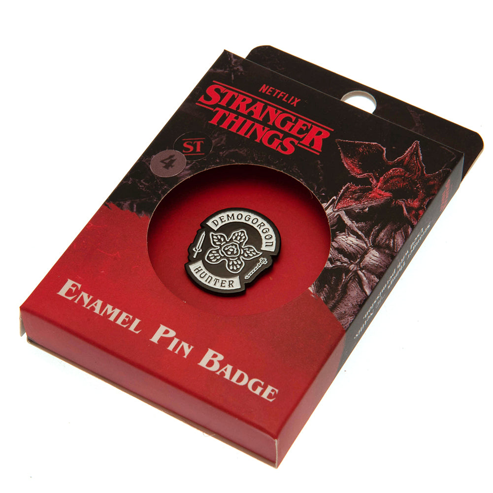 Stranger Things Badge Demogorgon Hunter