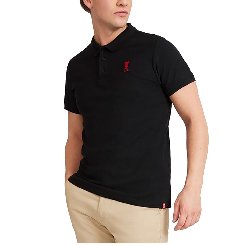 Liverpool FC Conninsby Polo Mens Black XX Large