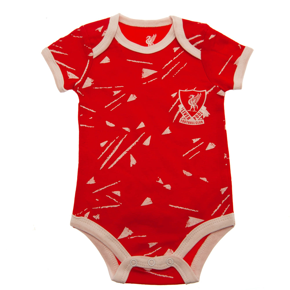 Liverpool FC 2 Pack 1990 Retro Bodysuit Newborn