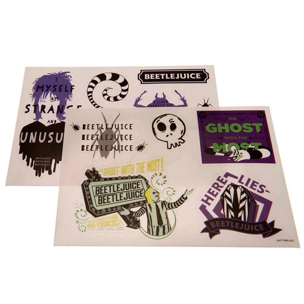 Beetlejuice Tech Stickers