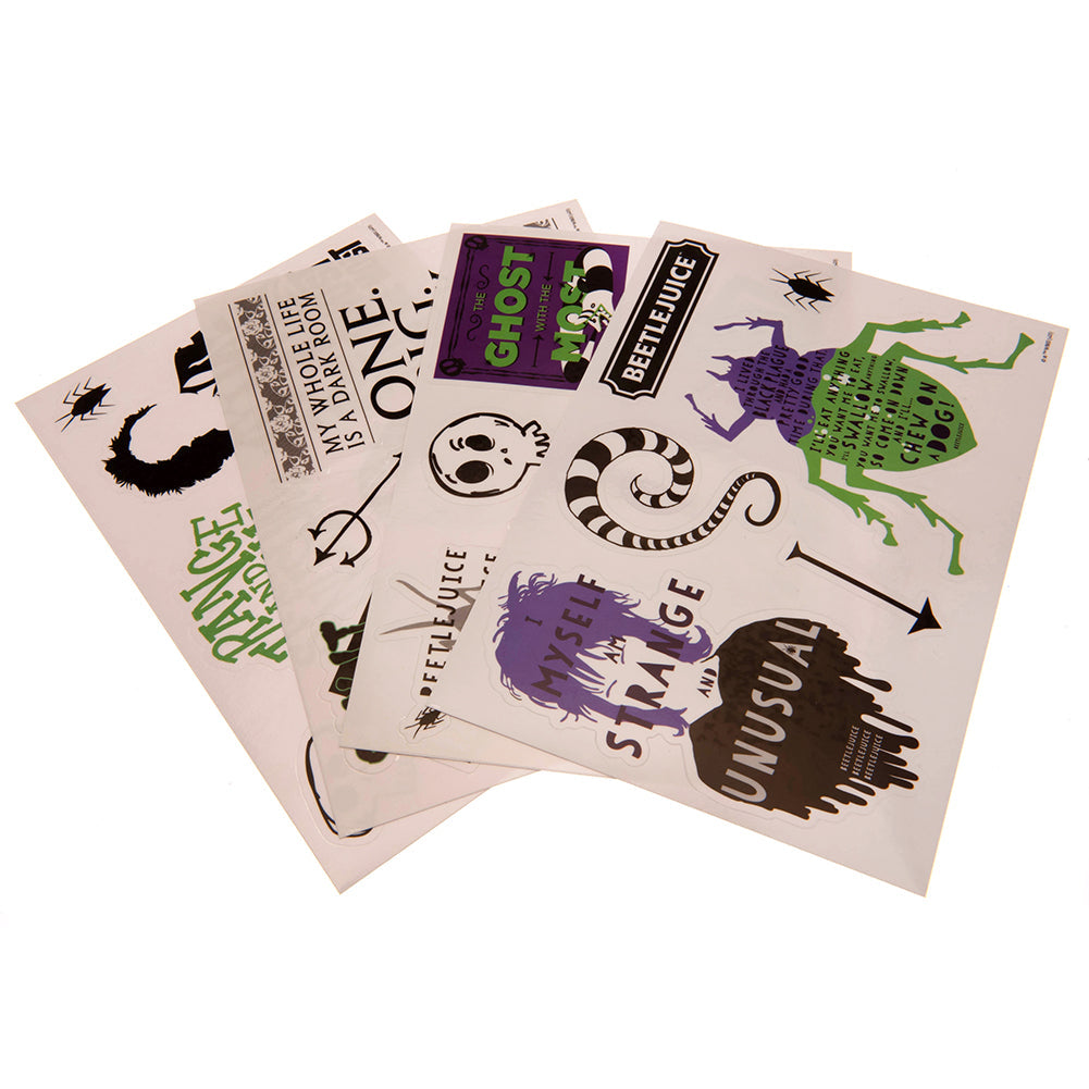 Beetlejuice Tech Stickers