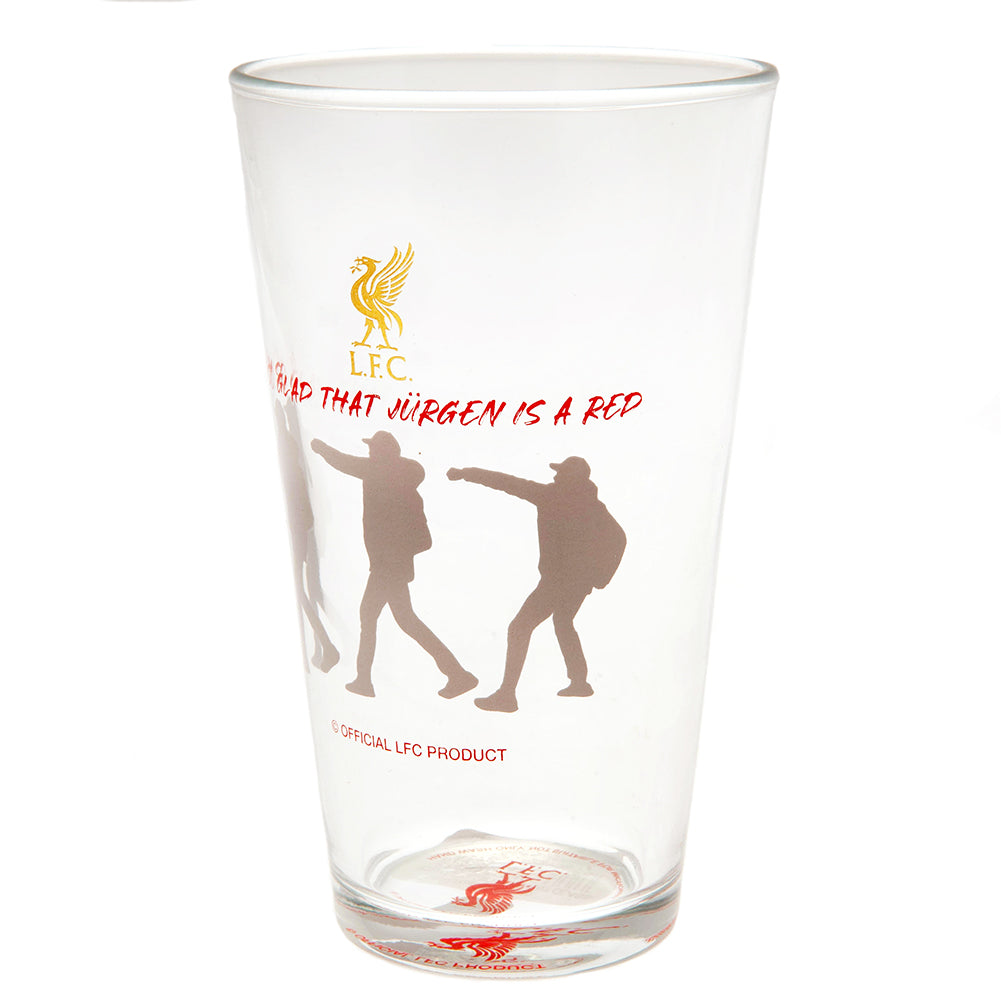 Liverpool FC I'm So Glad Pint Glass