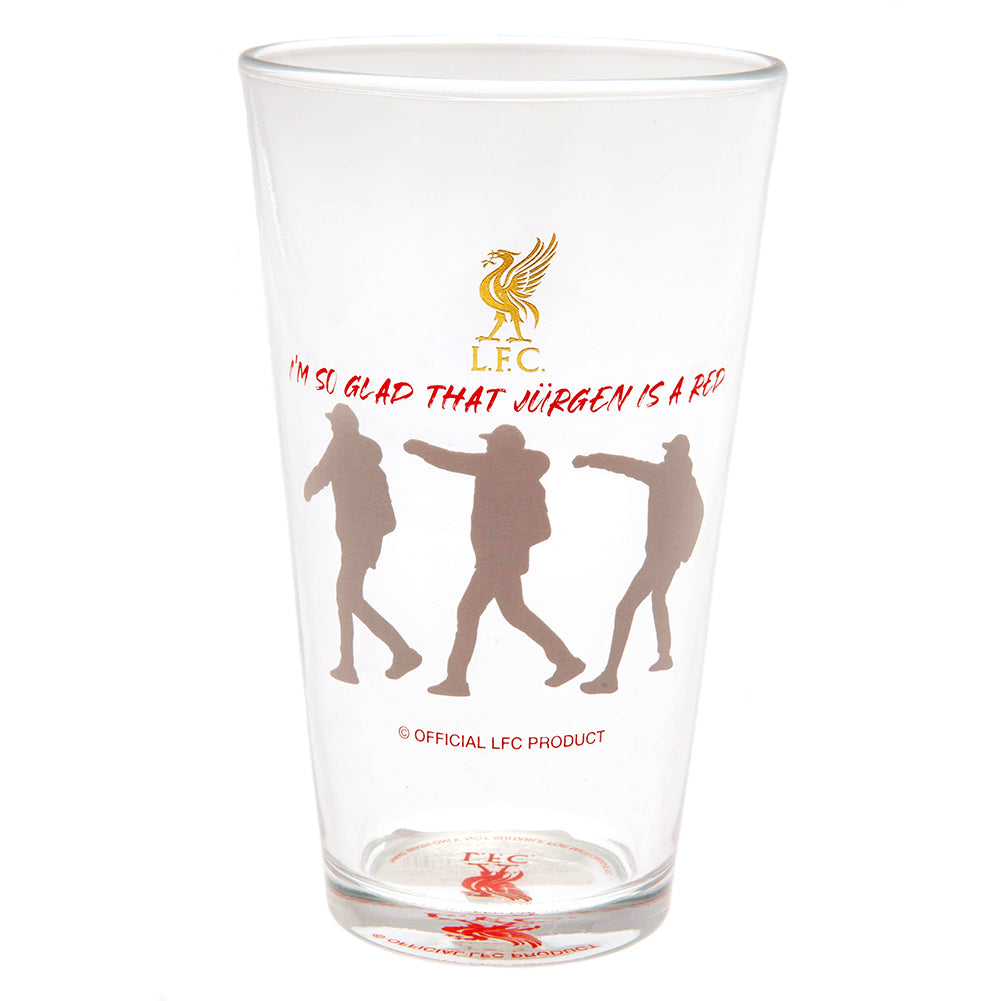 Liverpool FC I'm So Glad Pint Glass