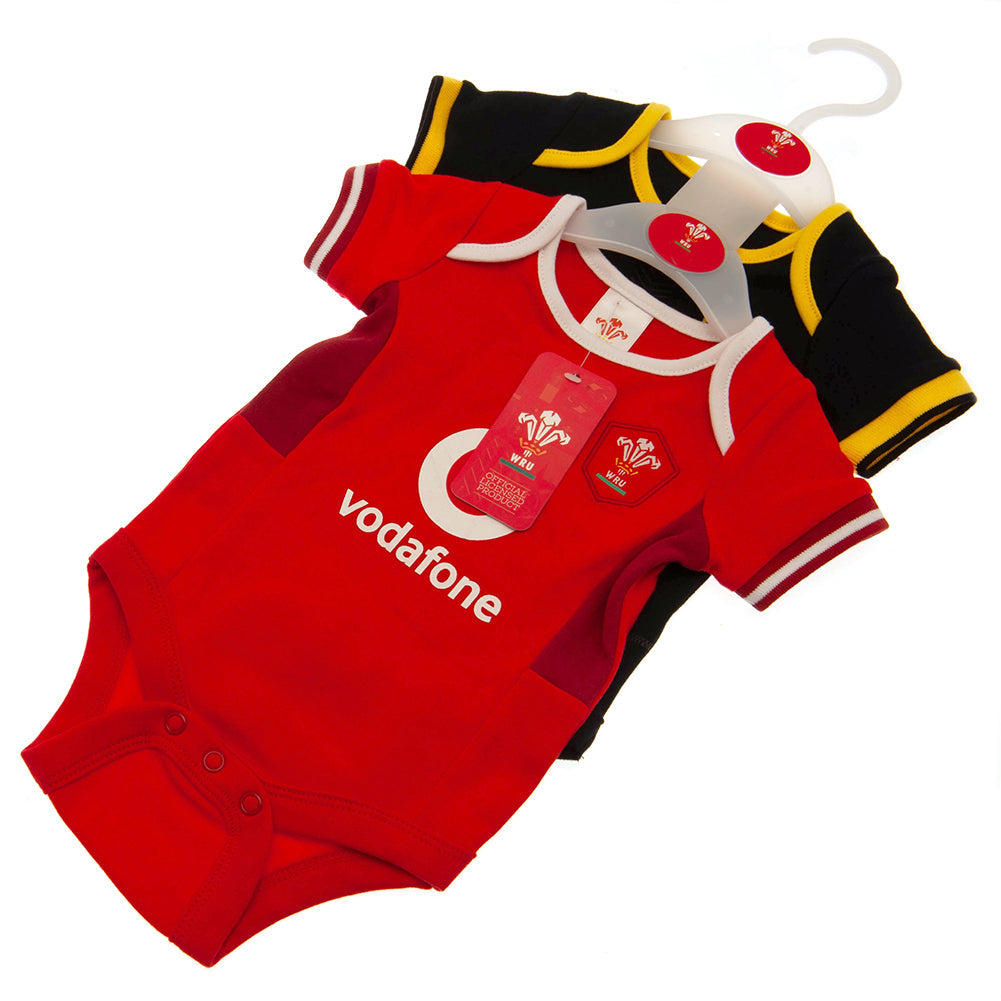 Wales RU 2 Pack Bodysuit 0/3 mths SP