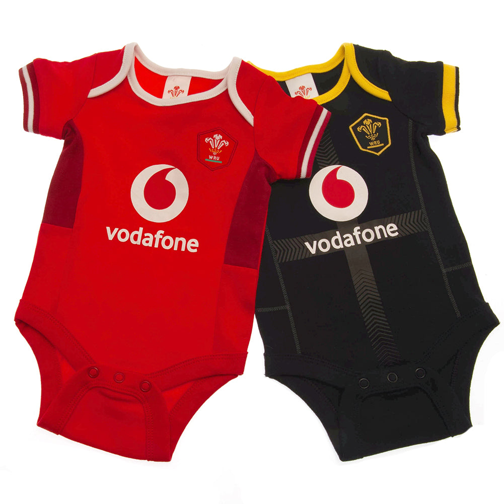 Wales RU 2 Pack Bodysuit 0/3 mths SP