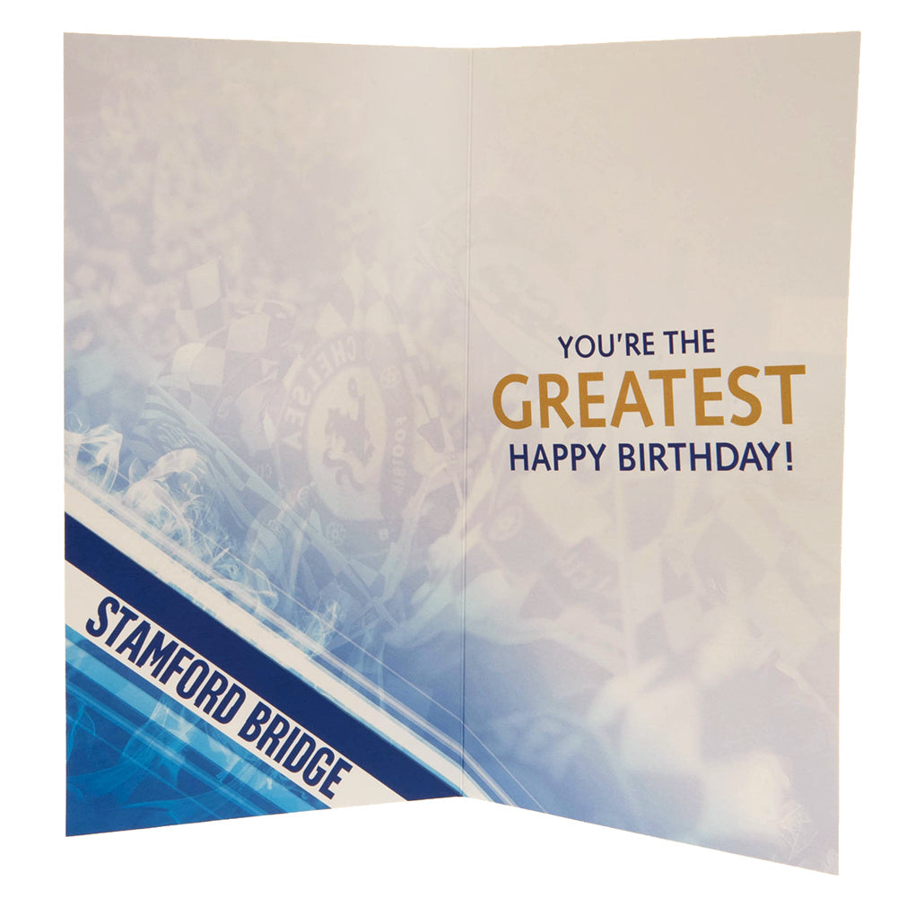 Chelsea FC Birthday Card Dad