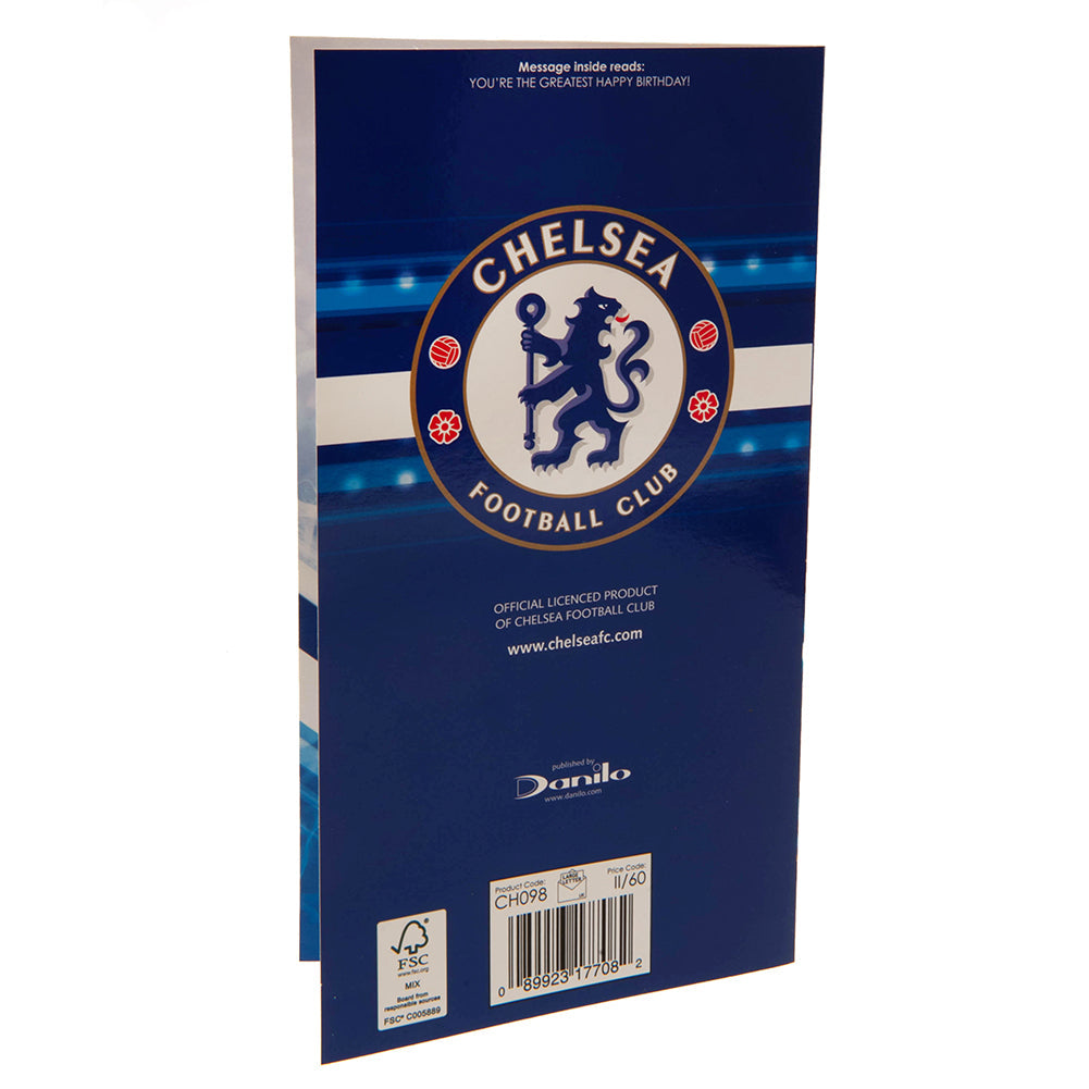 Chelsea FC Birthday Card Dad