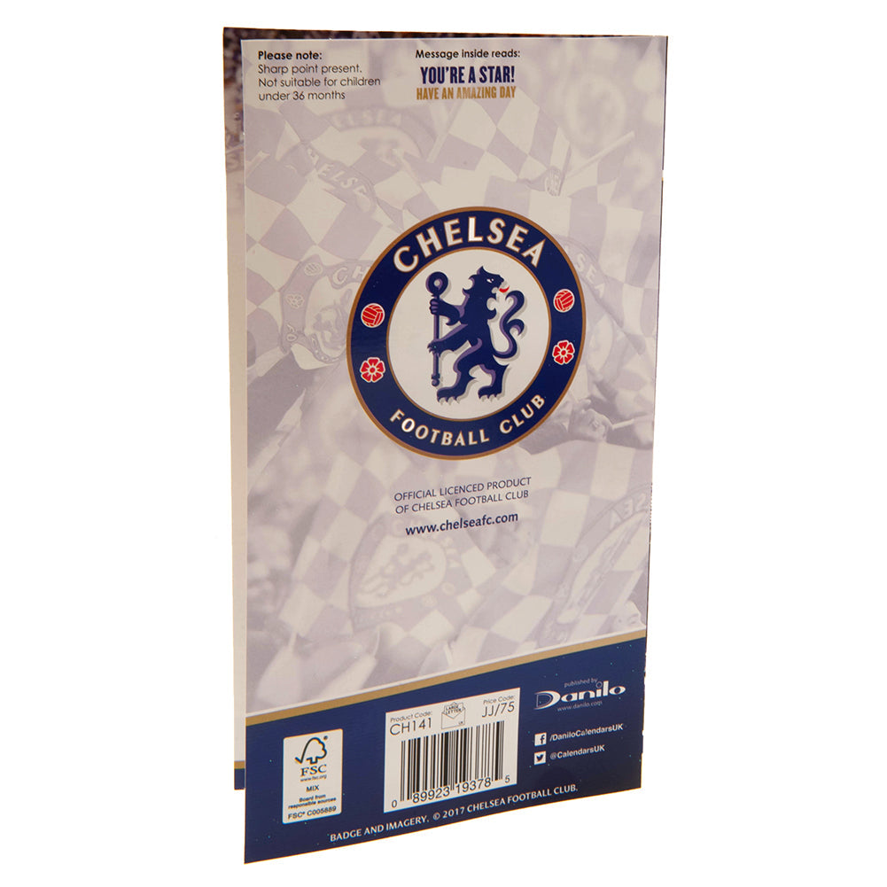 Chelsea FC Birthday Card Son