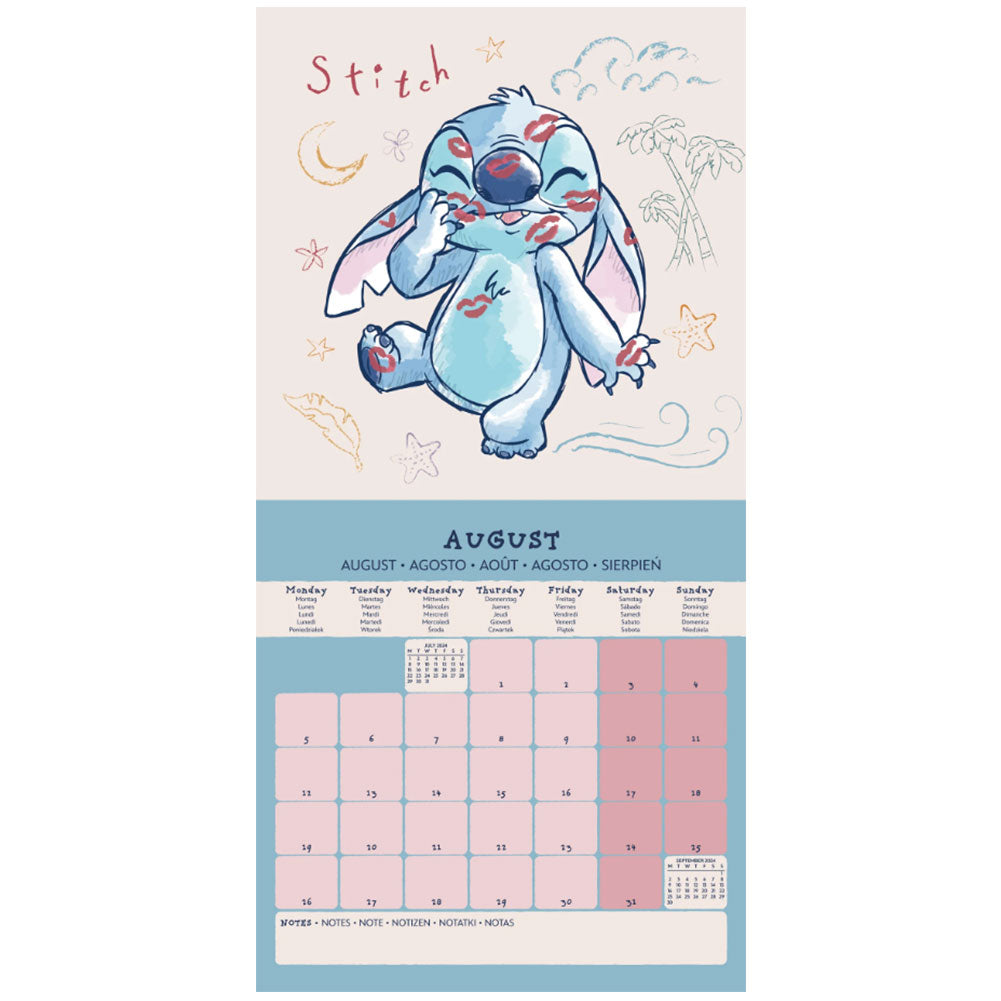 Lilo & Stitch Square Calendar 2024