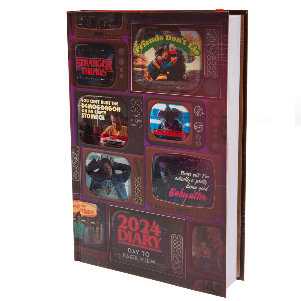 Stranger Things Retro A5 Diary 2024