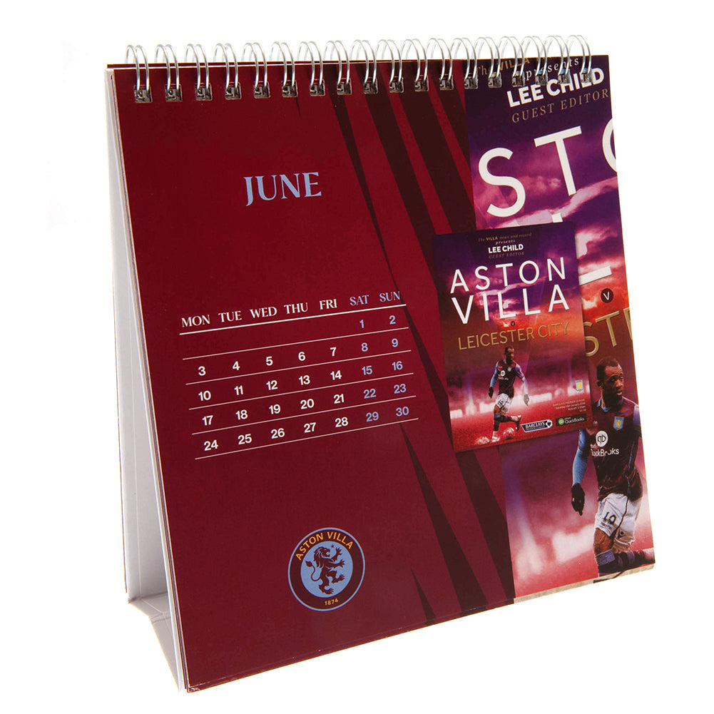 Aston Villa FC Desktop Calendar 2024