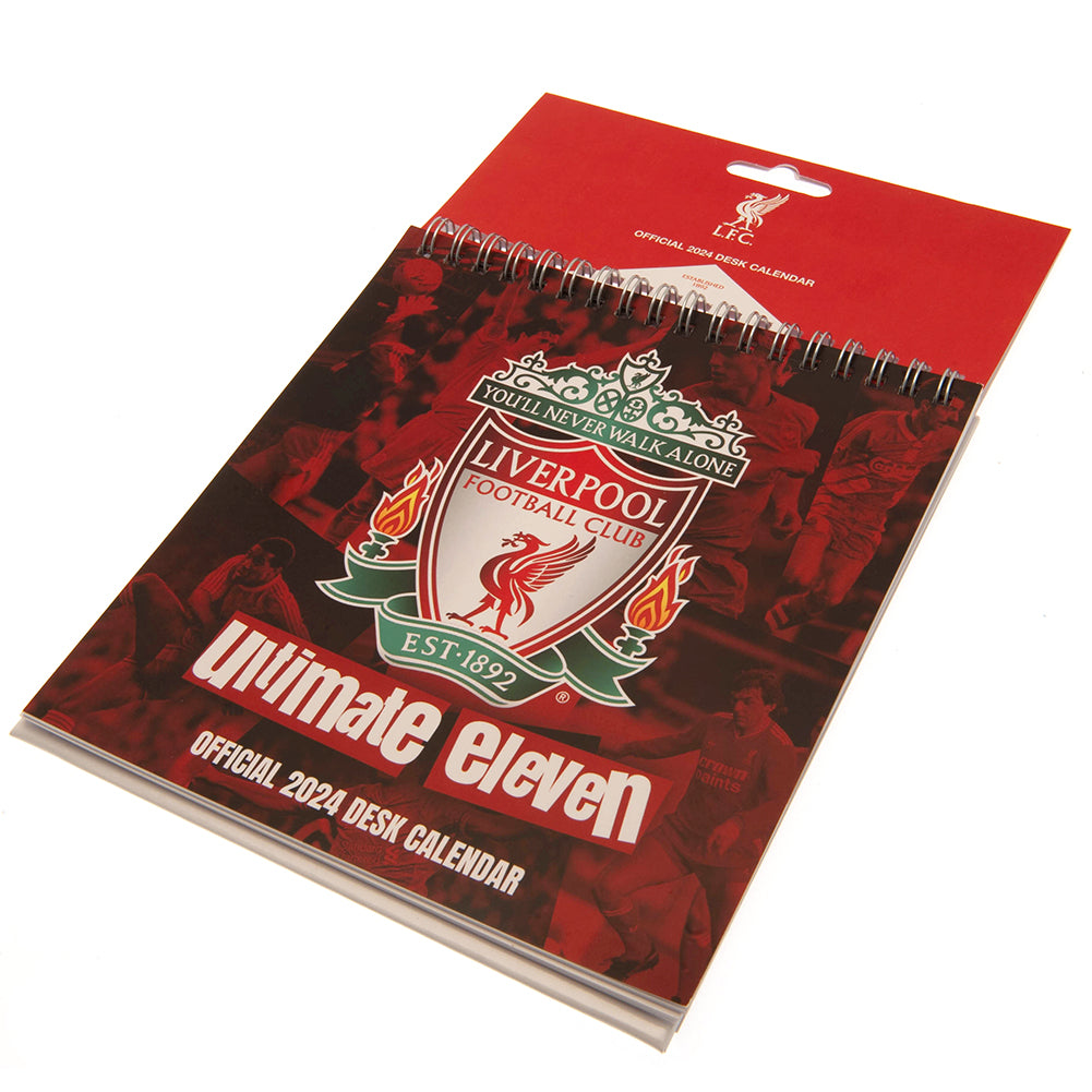 Liverpool FC Desktop Calendar 2024