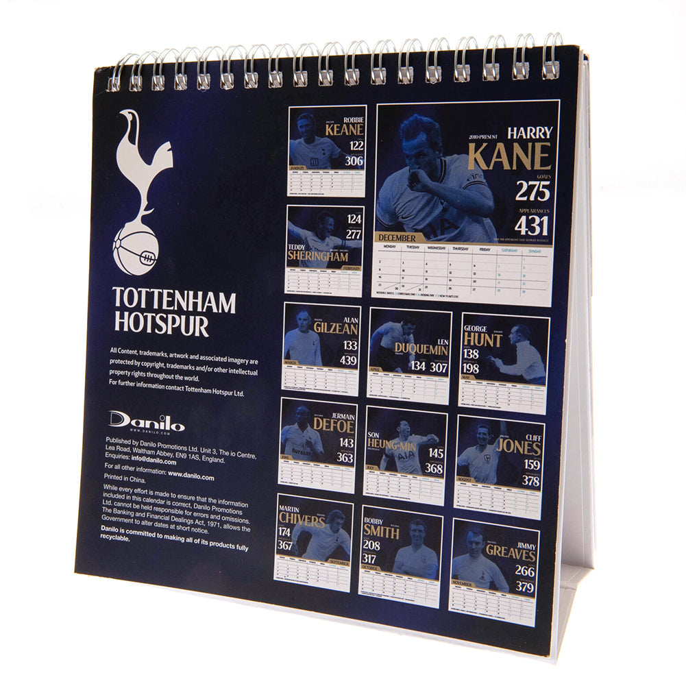 Tottenham Hotspur FC Desktop Calendar 2024