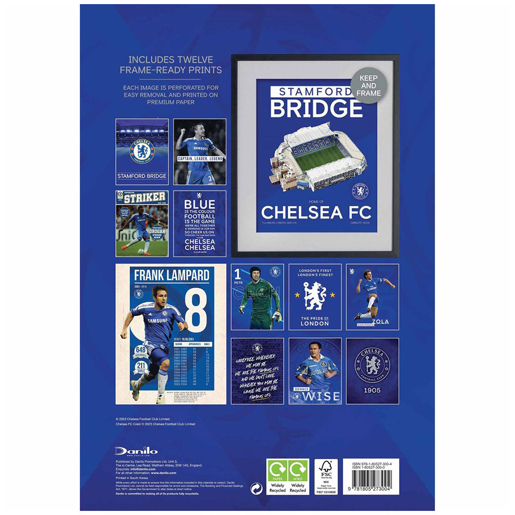 Chelsea FC Deluxe Calendar 2024