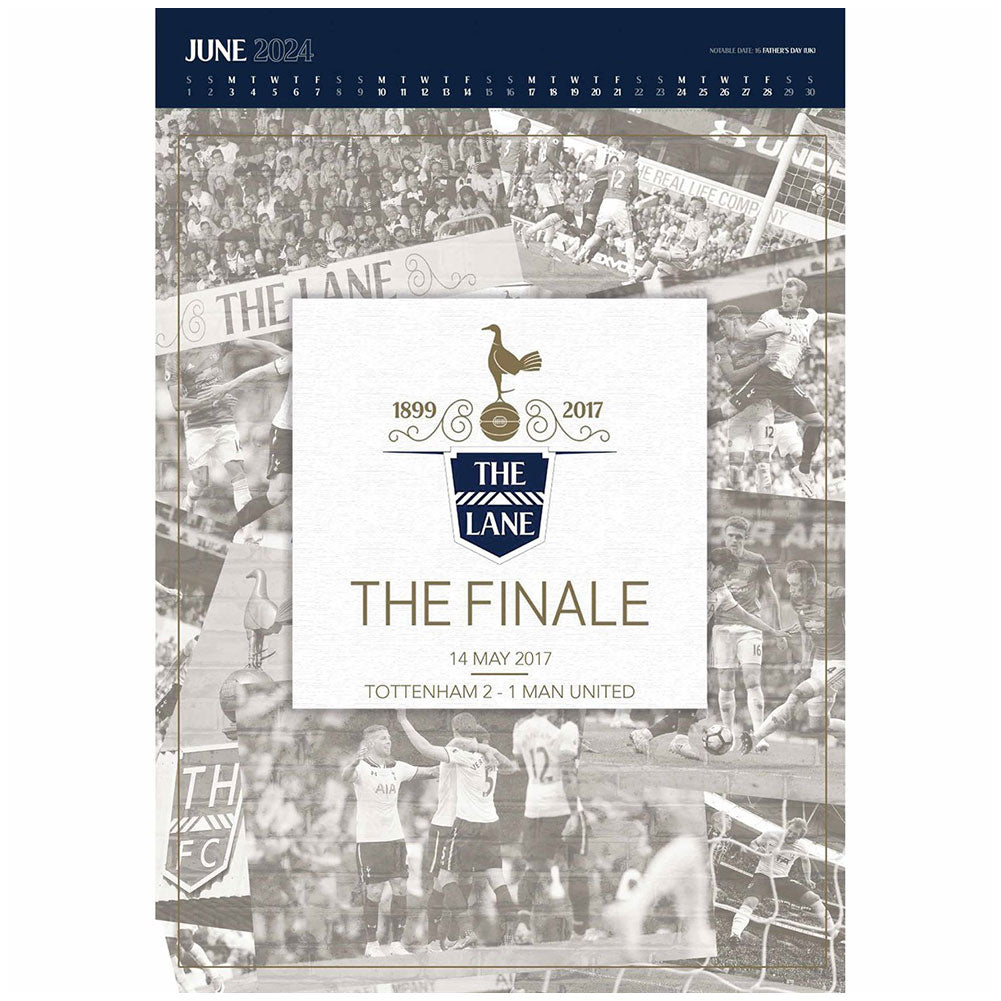 Tottenham Hotspur FC Deluxe Calendar 2024