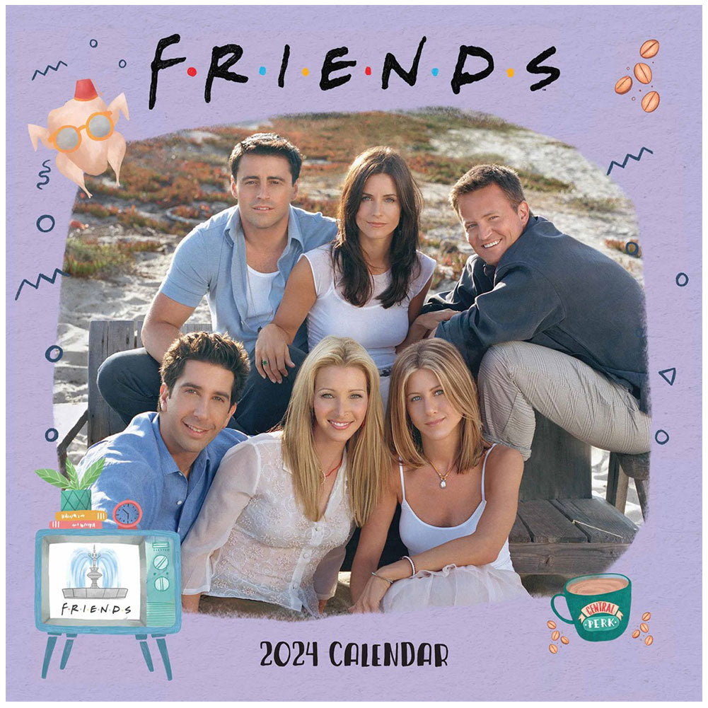 Friends Square Calendar 2024