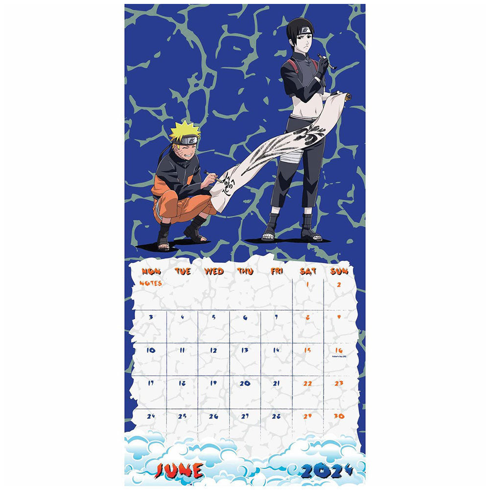 Naruto: Shippuden Square Calendar 2024